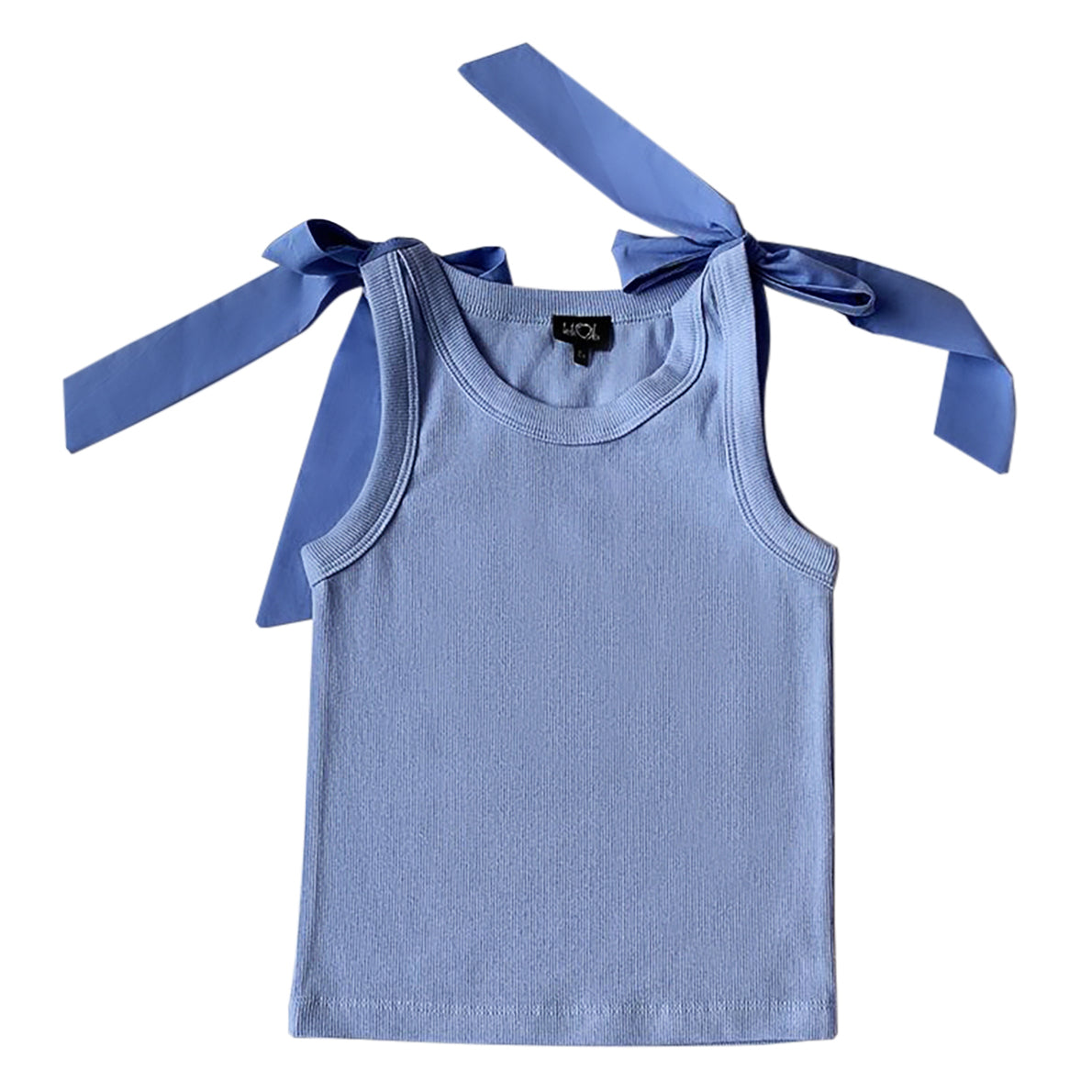 Blue Bow Tank Top