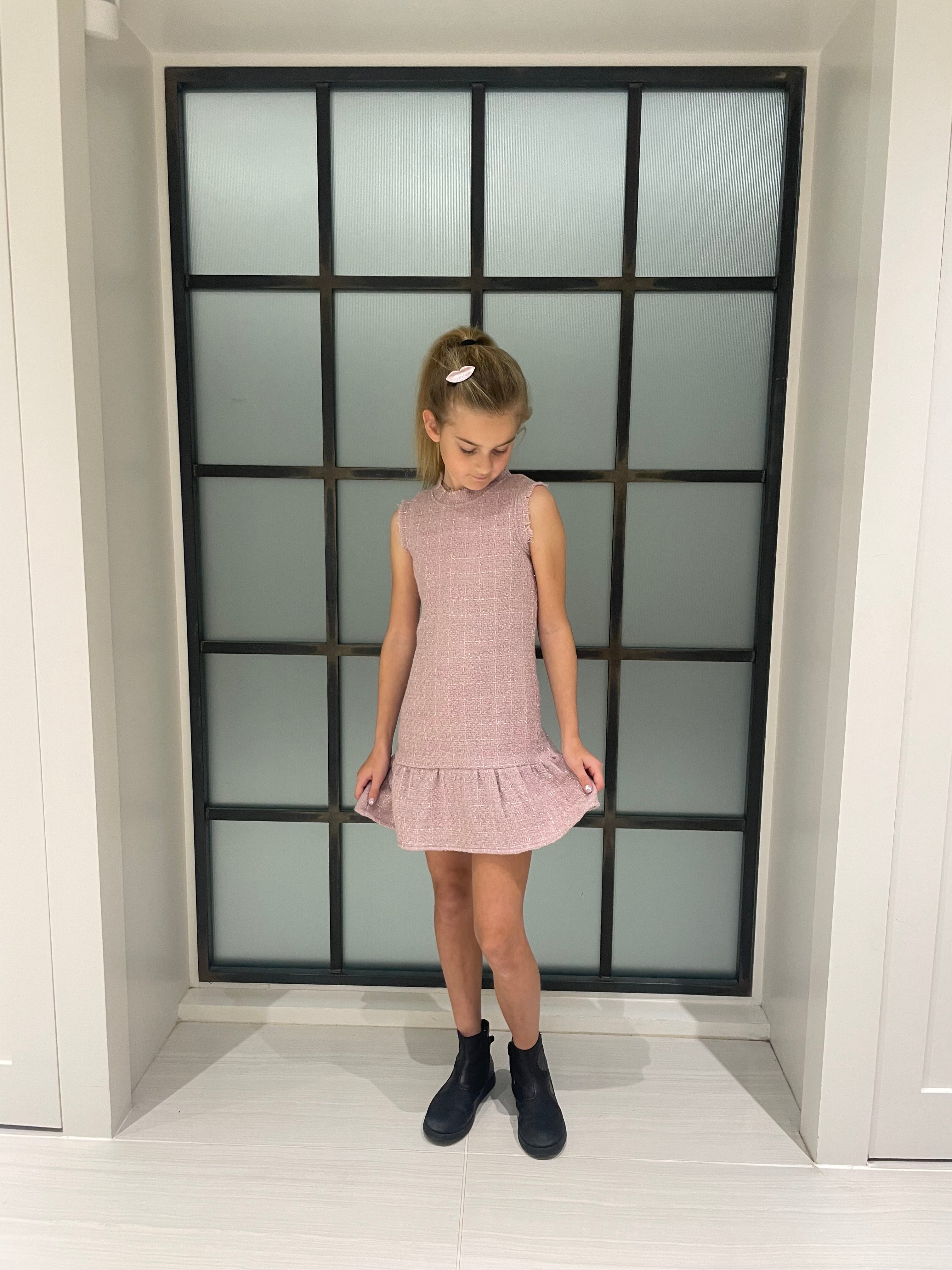 Lilac Ruffle Dress FW23