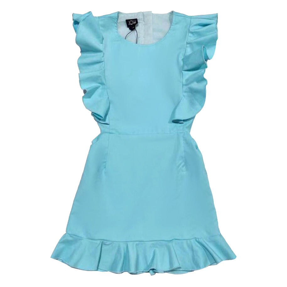 Blue Denim Cut Out Dress