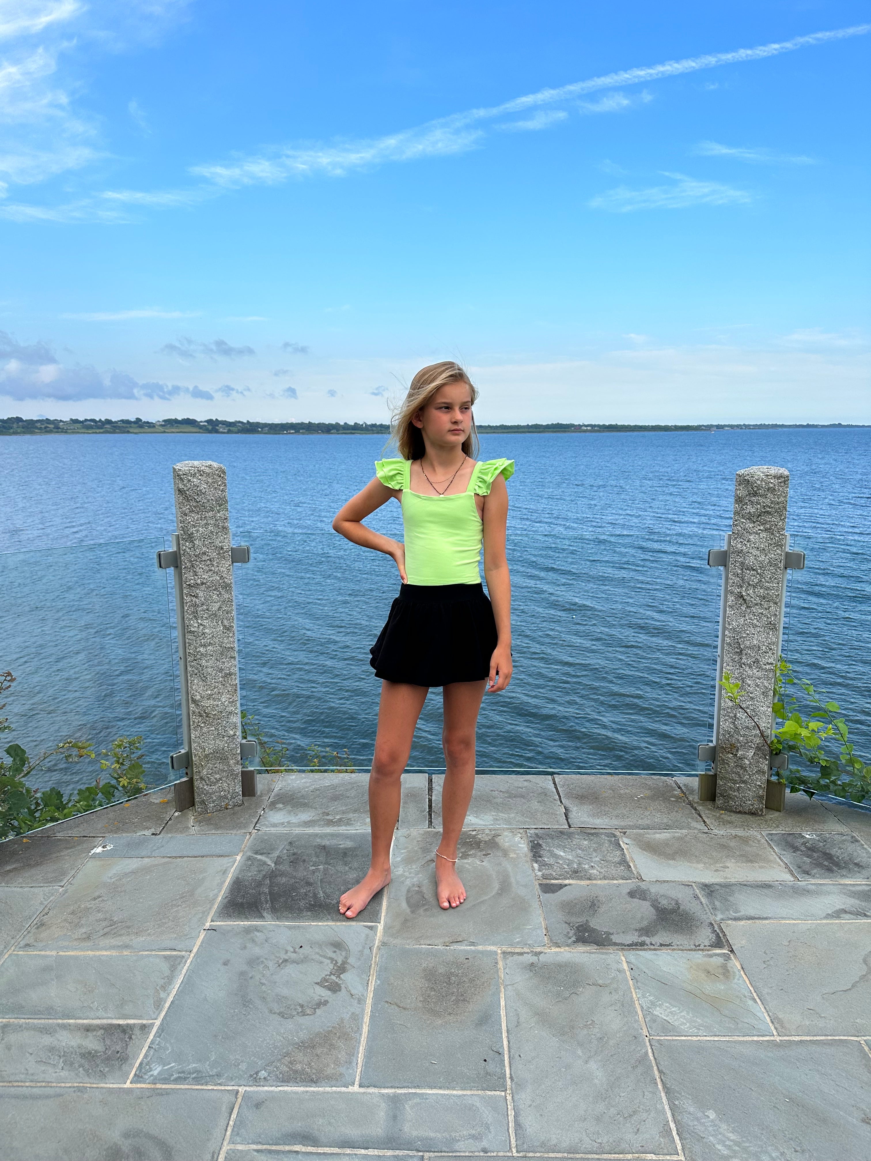 Black Athletic Skort