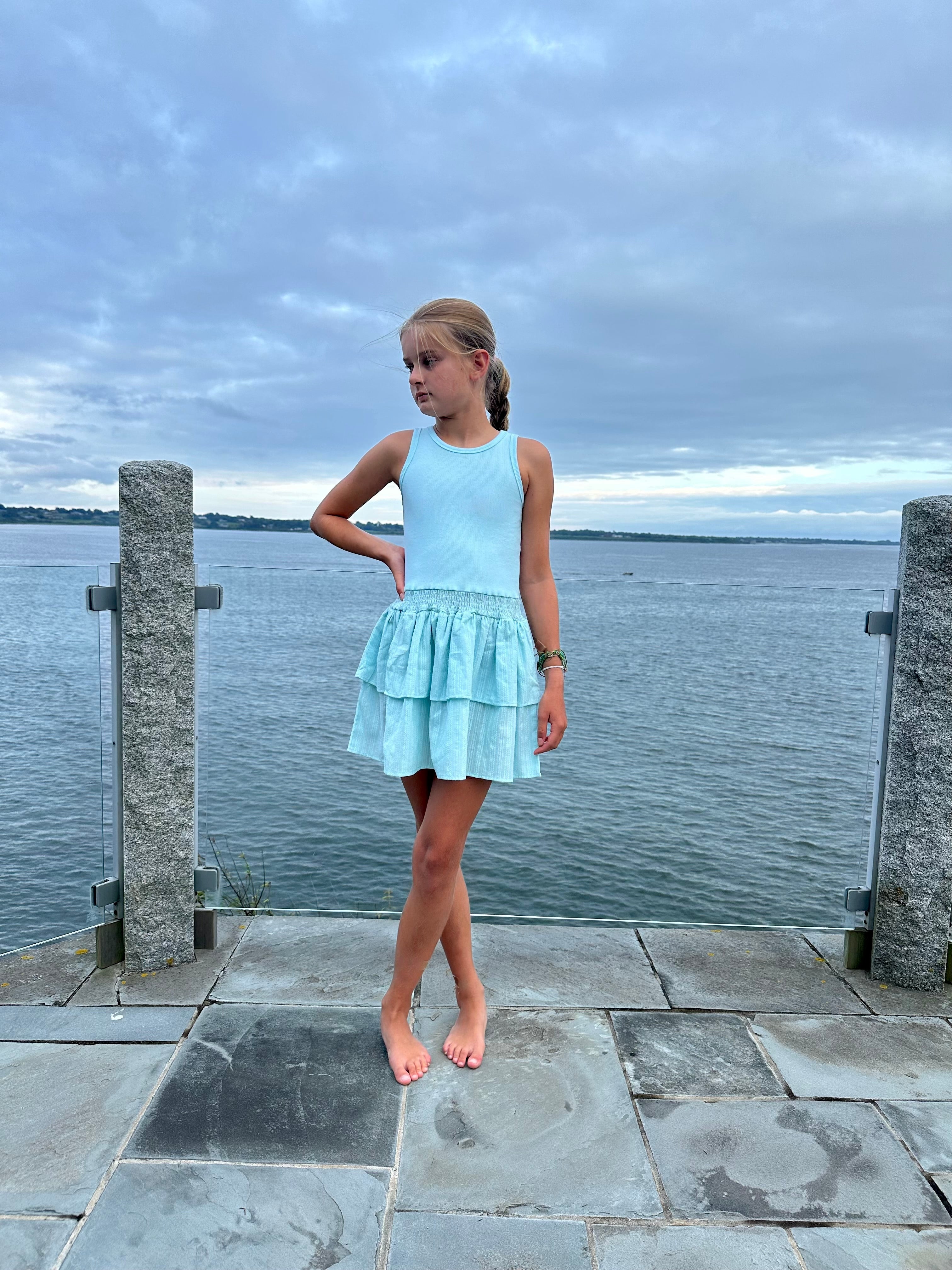 Aqua Tank Dress