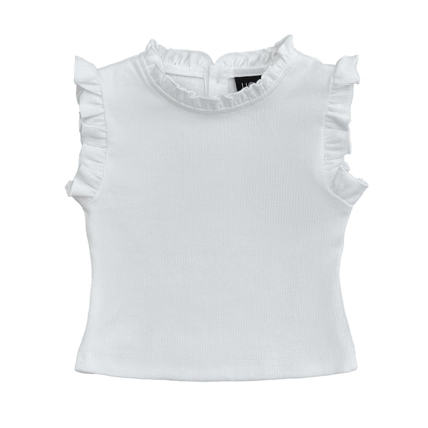 ナウンレス NOUNLESS UNBALANCE RUFFLE TANK TOP （MILK） ARCHIVE – NOUNLESS
