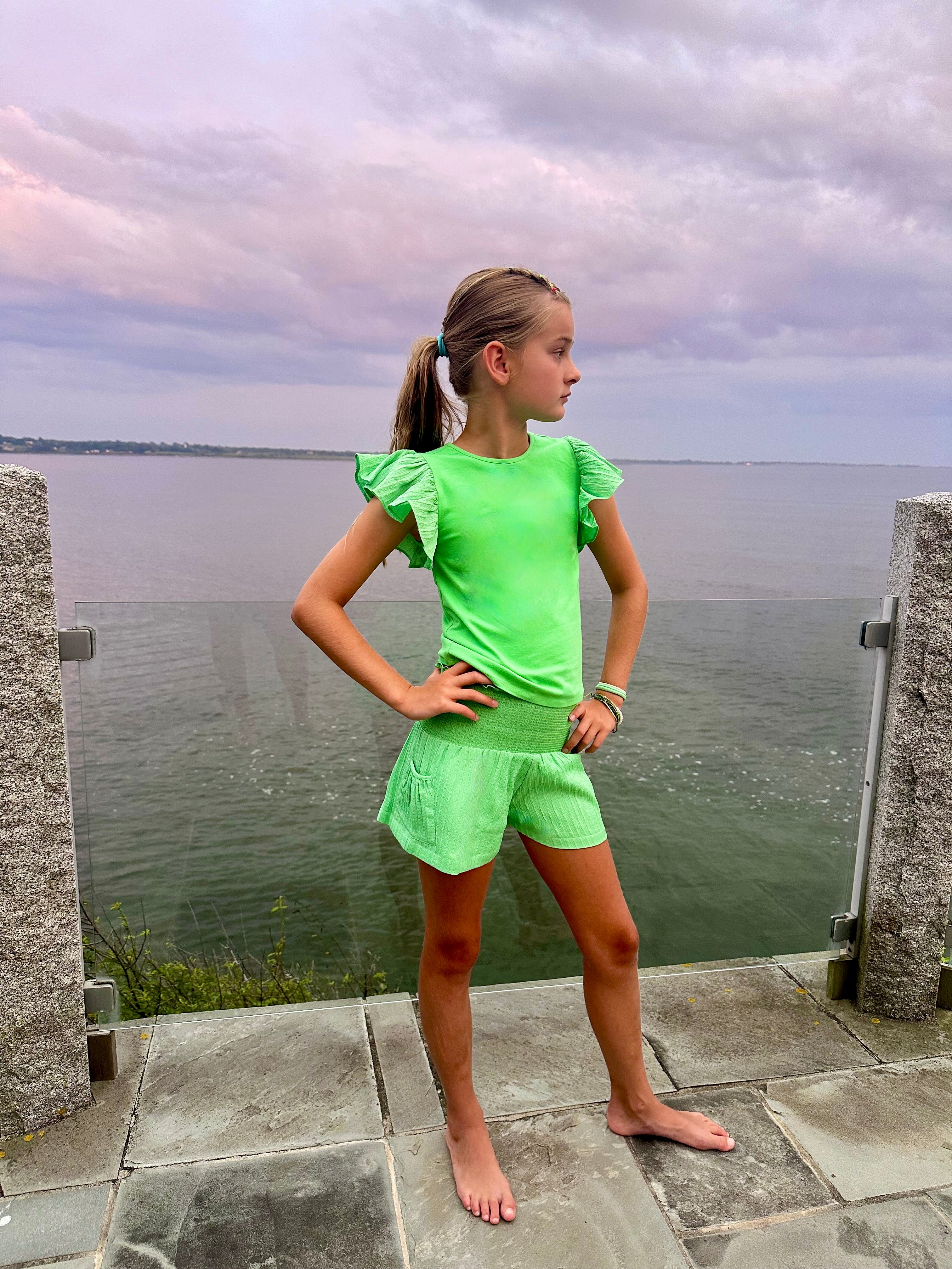 Pink Ruffle Top