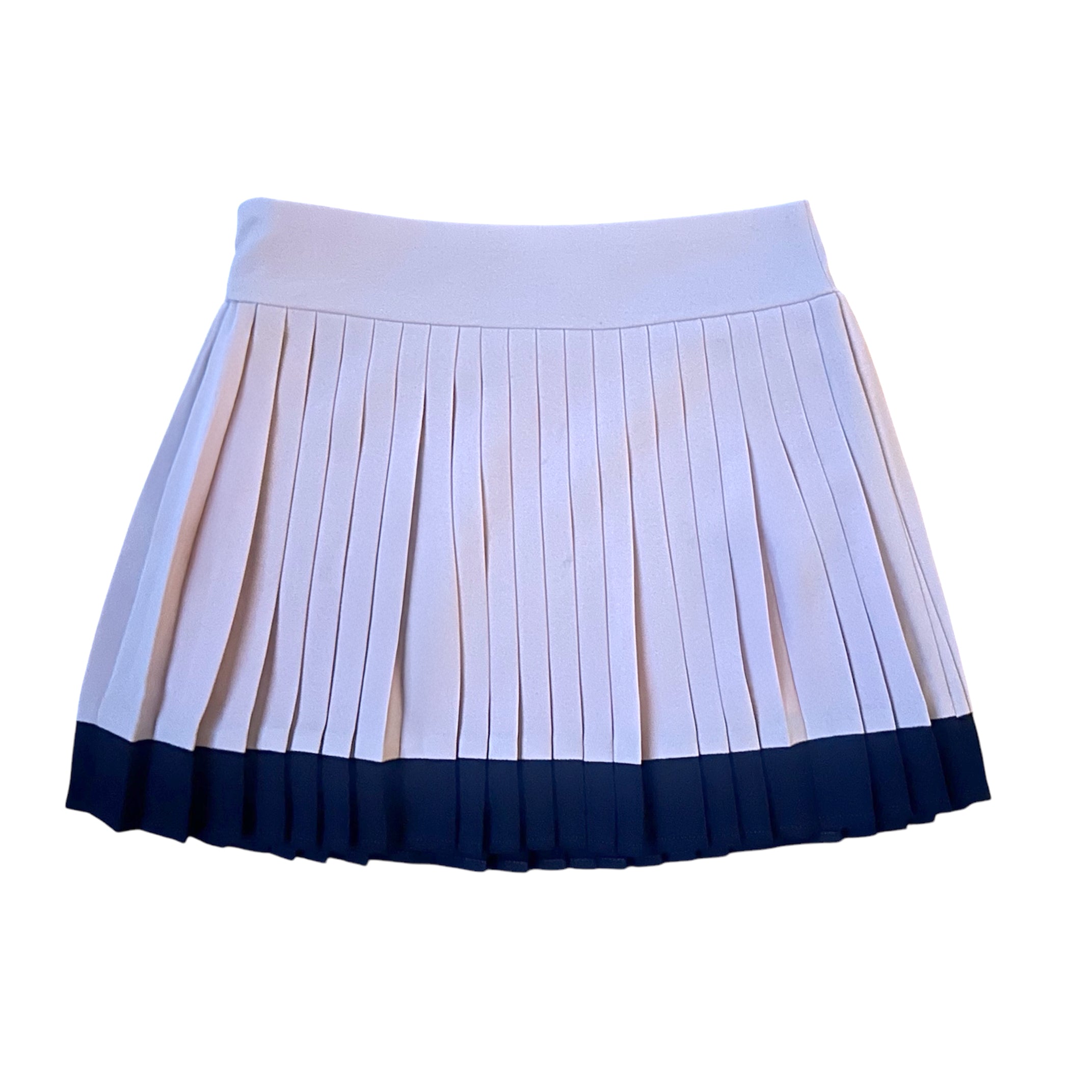 Black/White Pleated Skirt