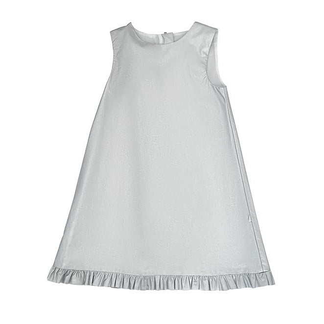 Silver Faux Leather Dress