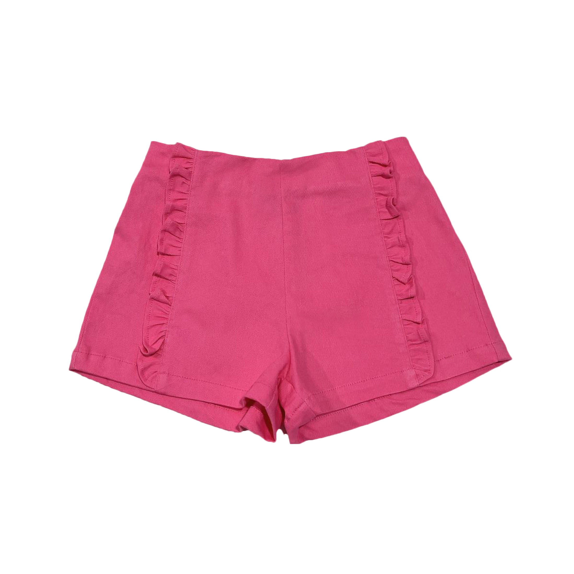 Fuchsia Denim Shorts