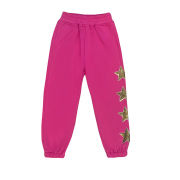 Fuchsia Stars Sweatshirt WS
