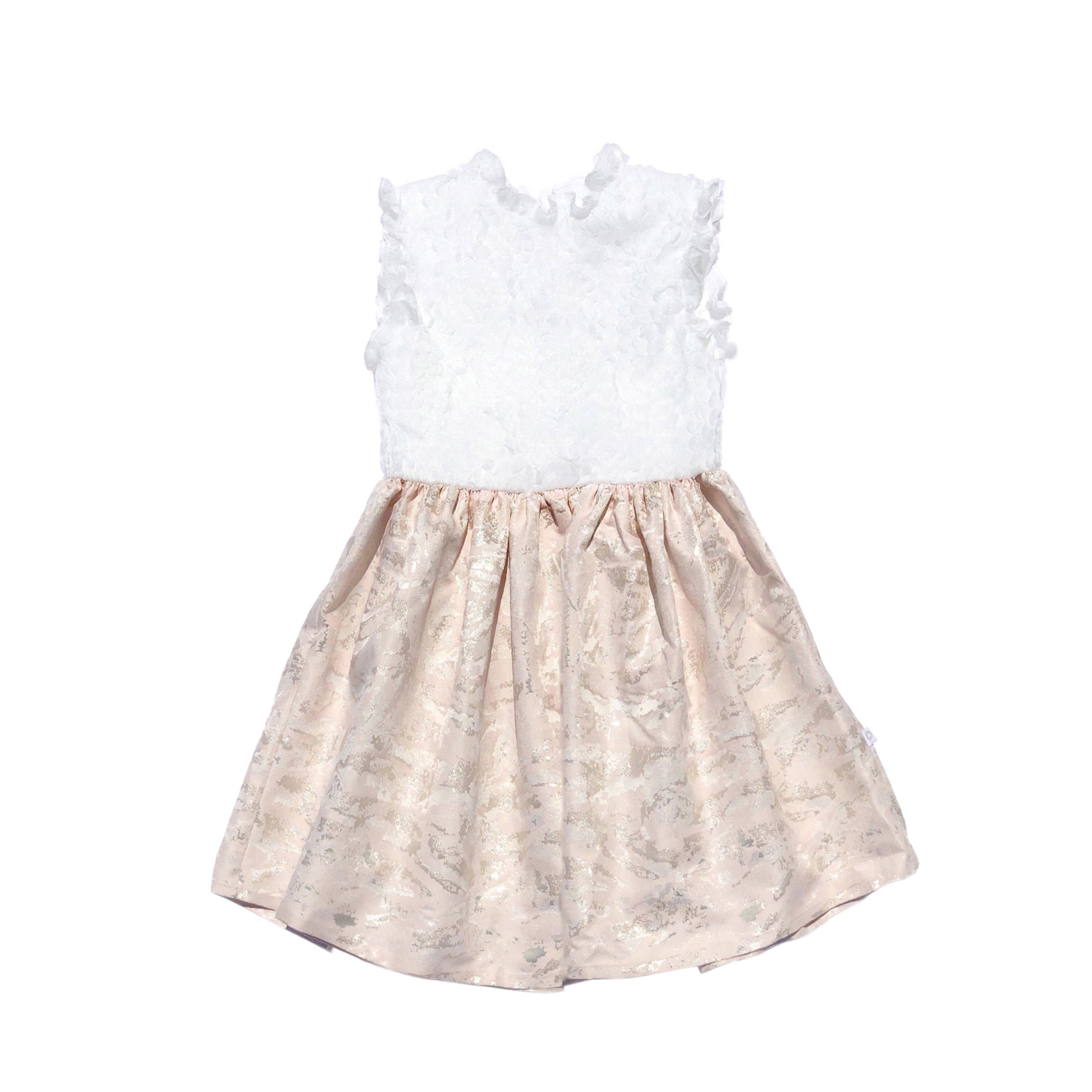 Pink Jacquard Dress
