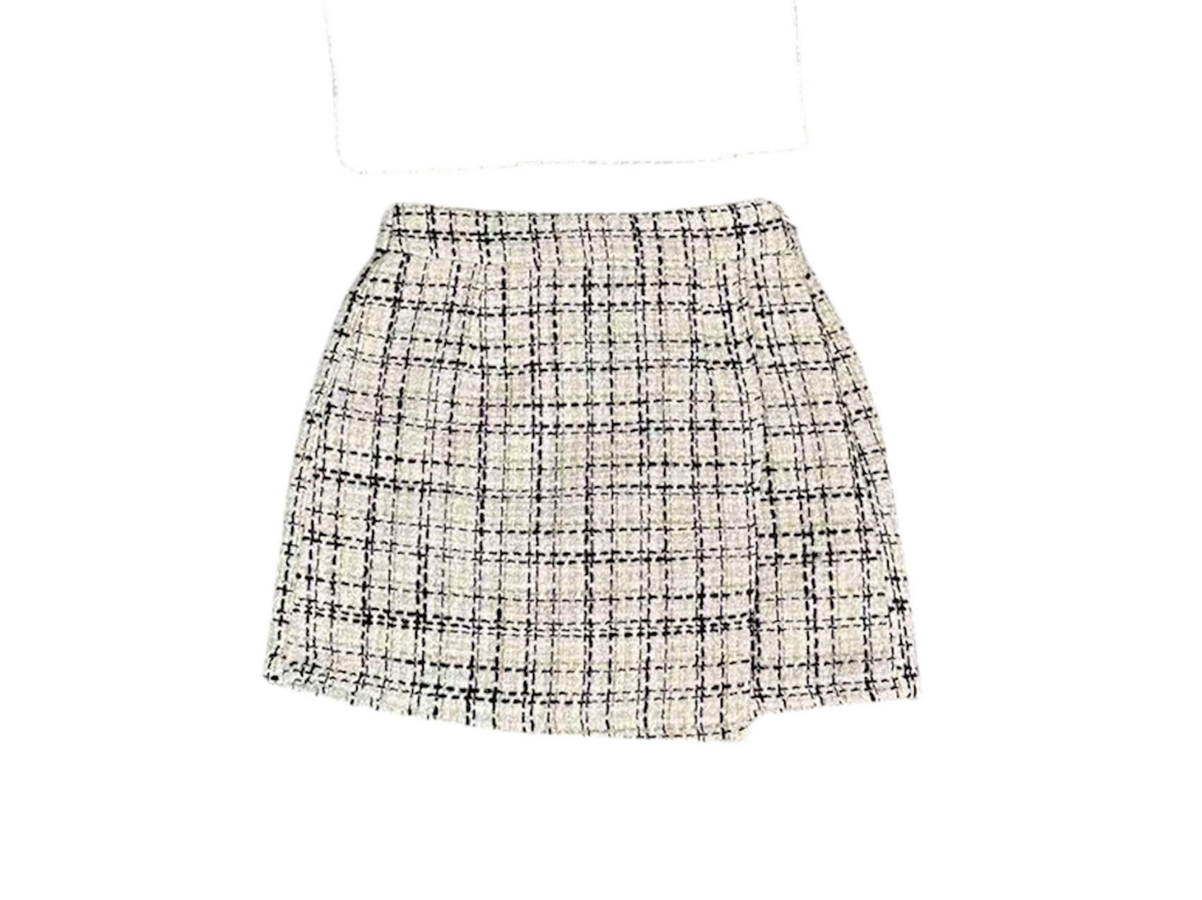 AA Lavender Tweed Ruffle Skort