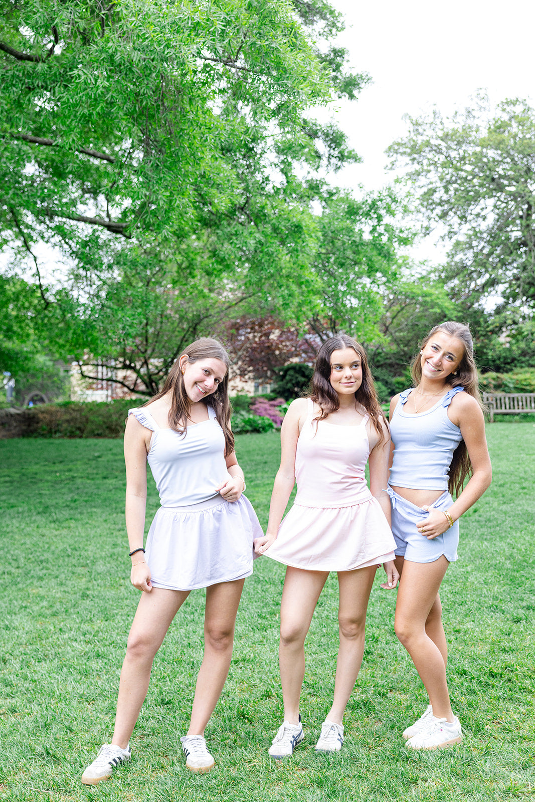Lavender Ruffle Strap Tank Top
