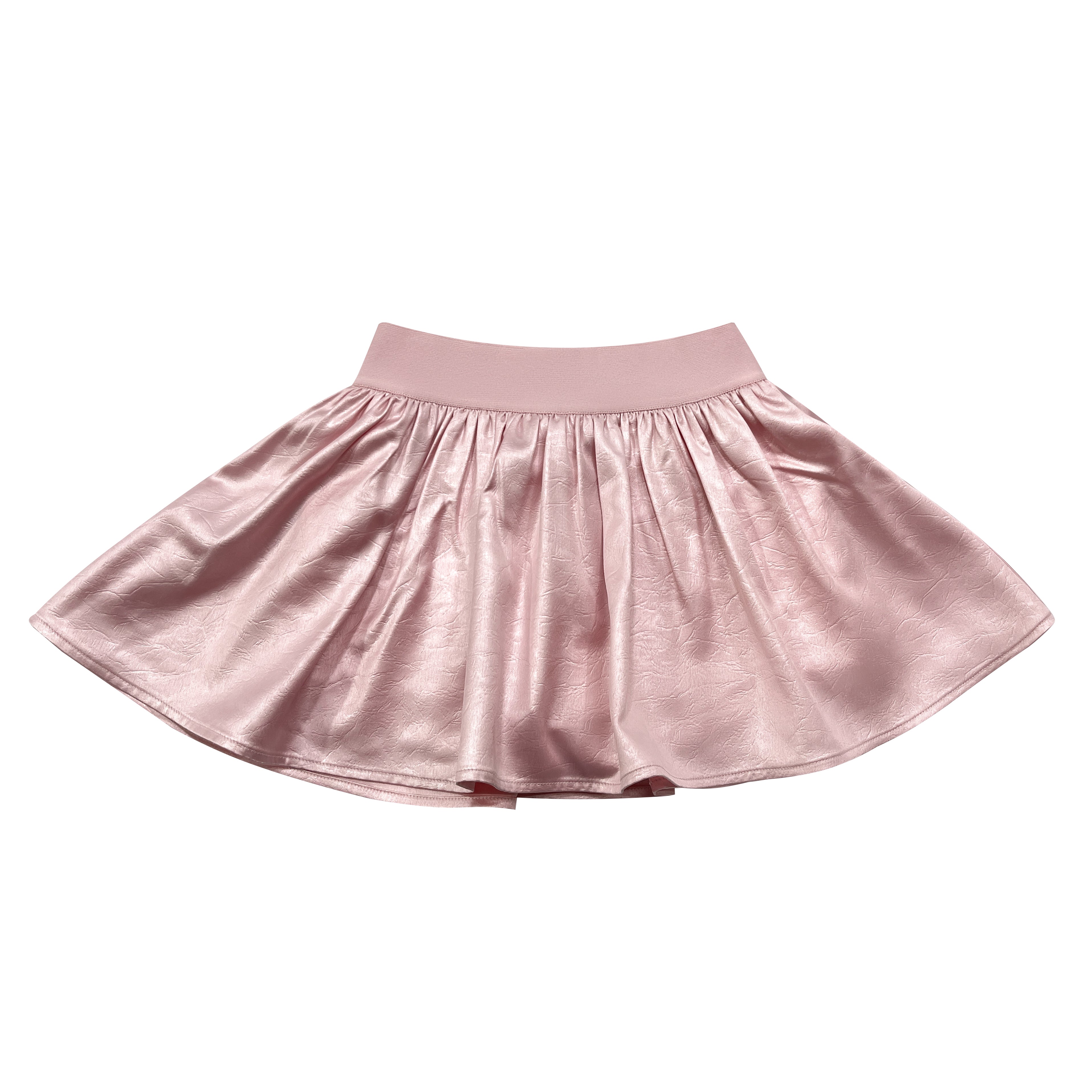 Pink Shimmer Gathered Skort