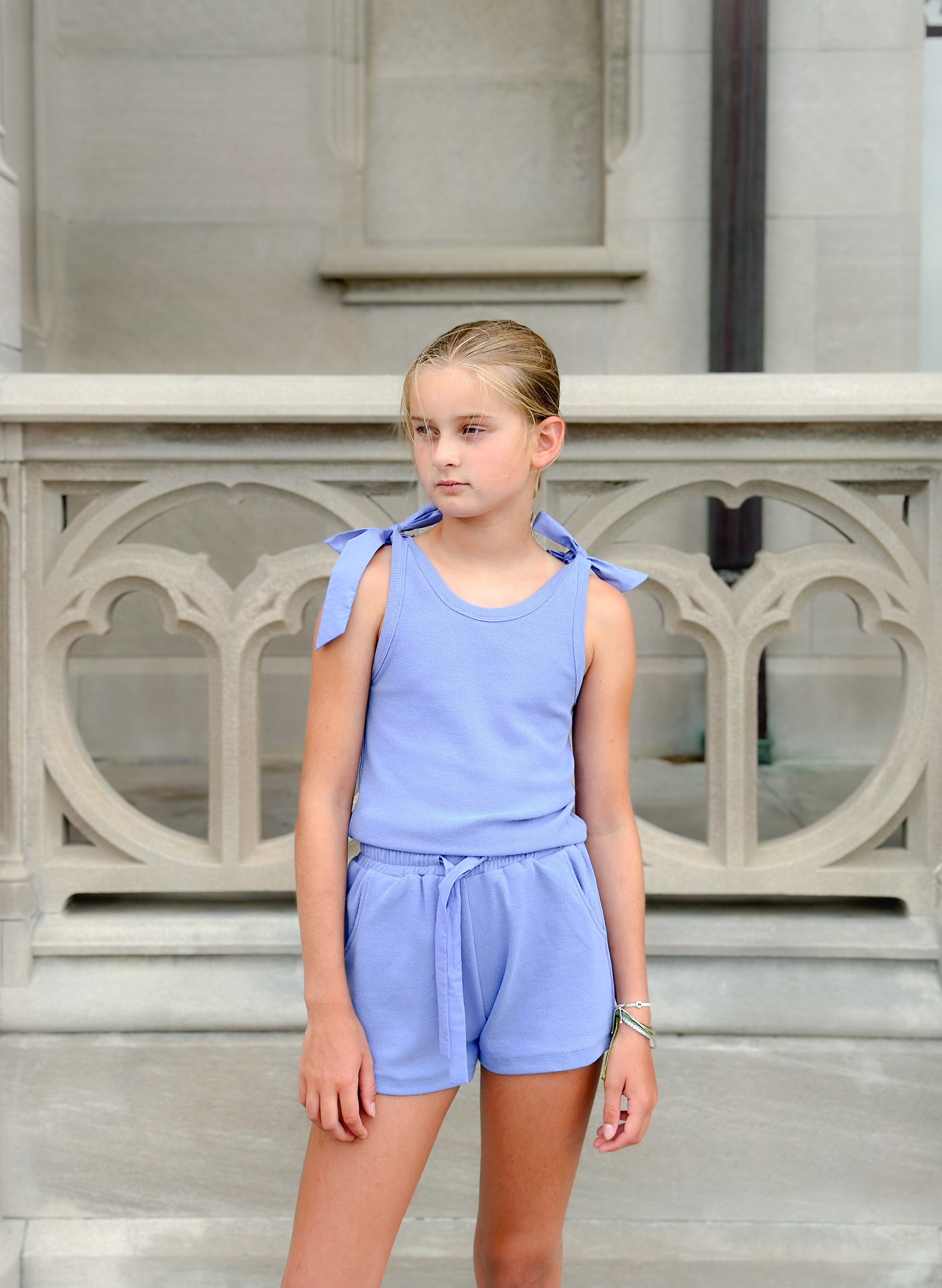 Lavender Bow Tank Top