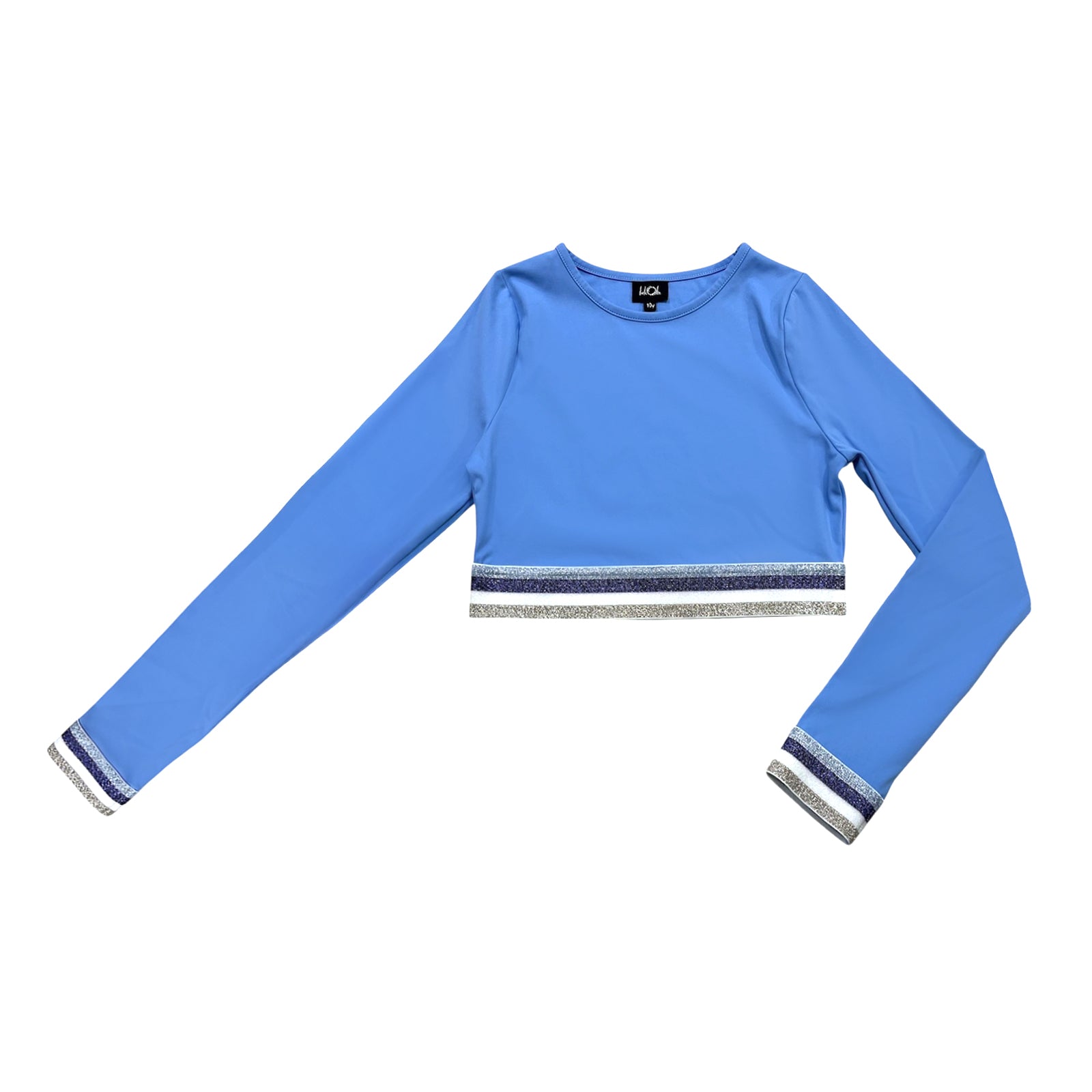 AA Blue Cropped Tennis Long sleeve top