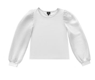 Textured Sleeve Cotton Top - Wholesale