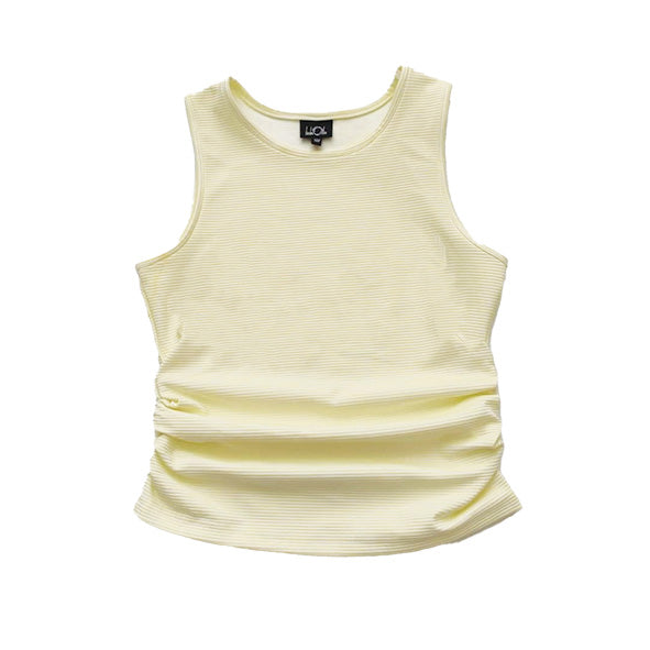 Light Blue and White Stripe Top