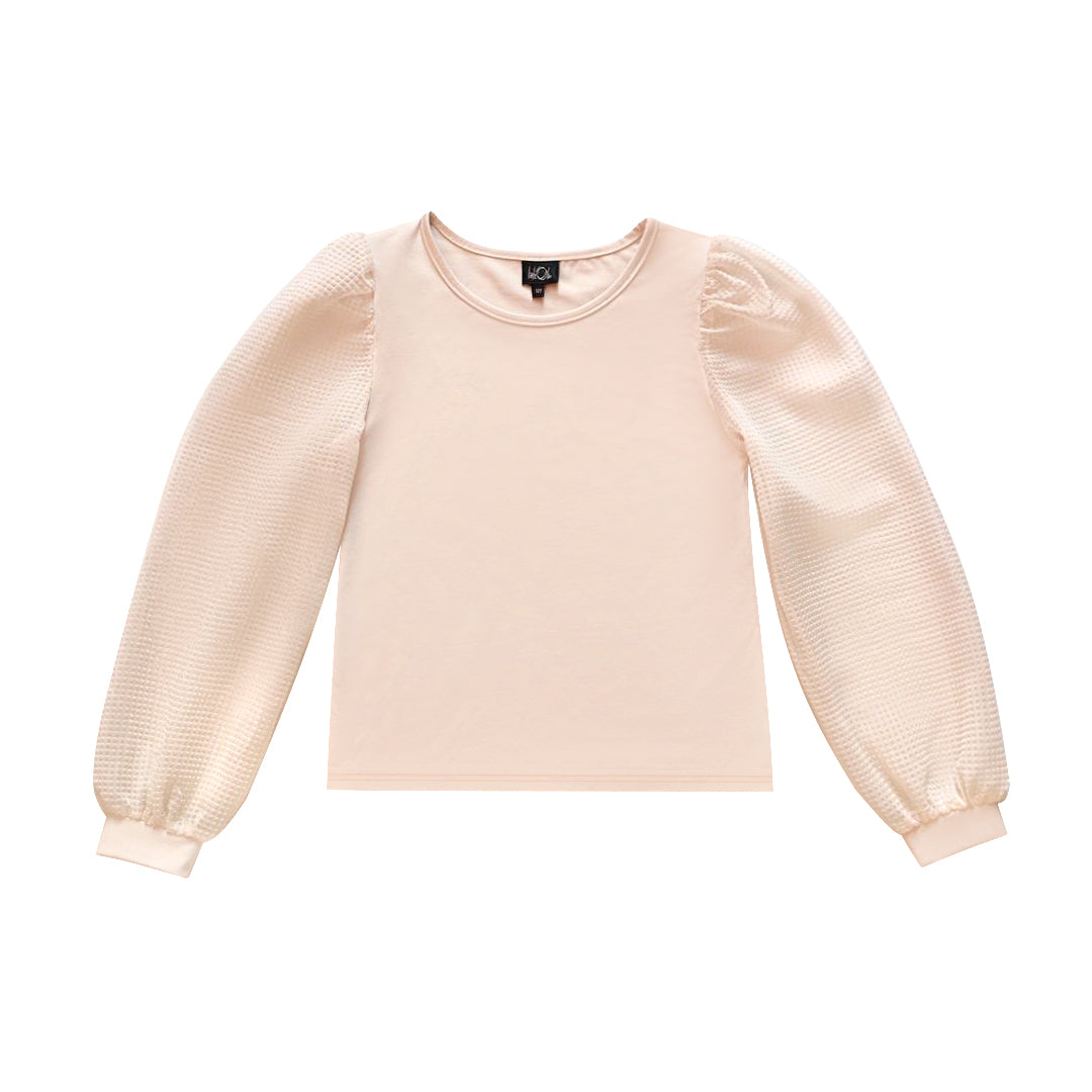 Textured Sleeve Cotton Top - Wholesale