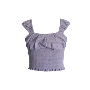 Lavender Smocked Top
