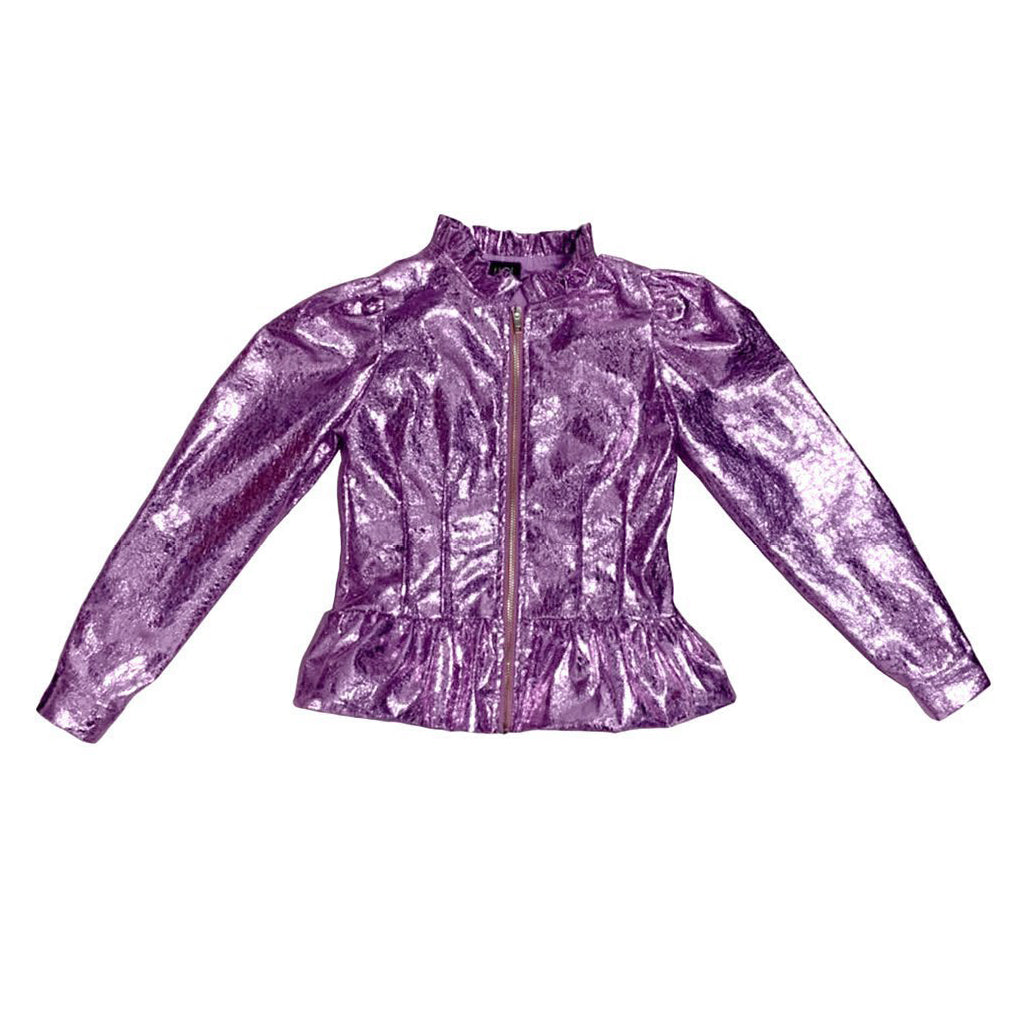 Pink ruffle jacket