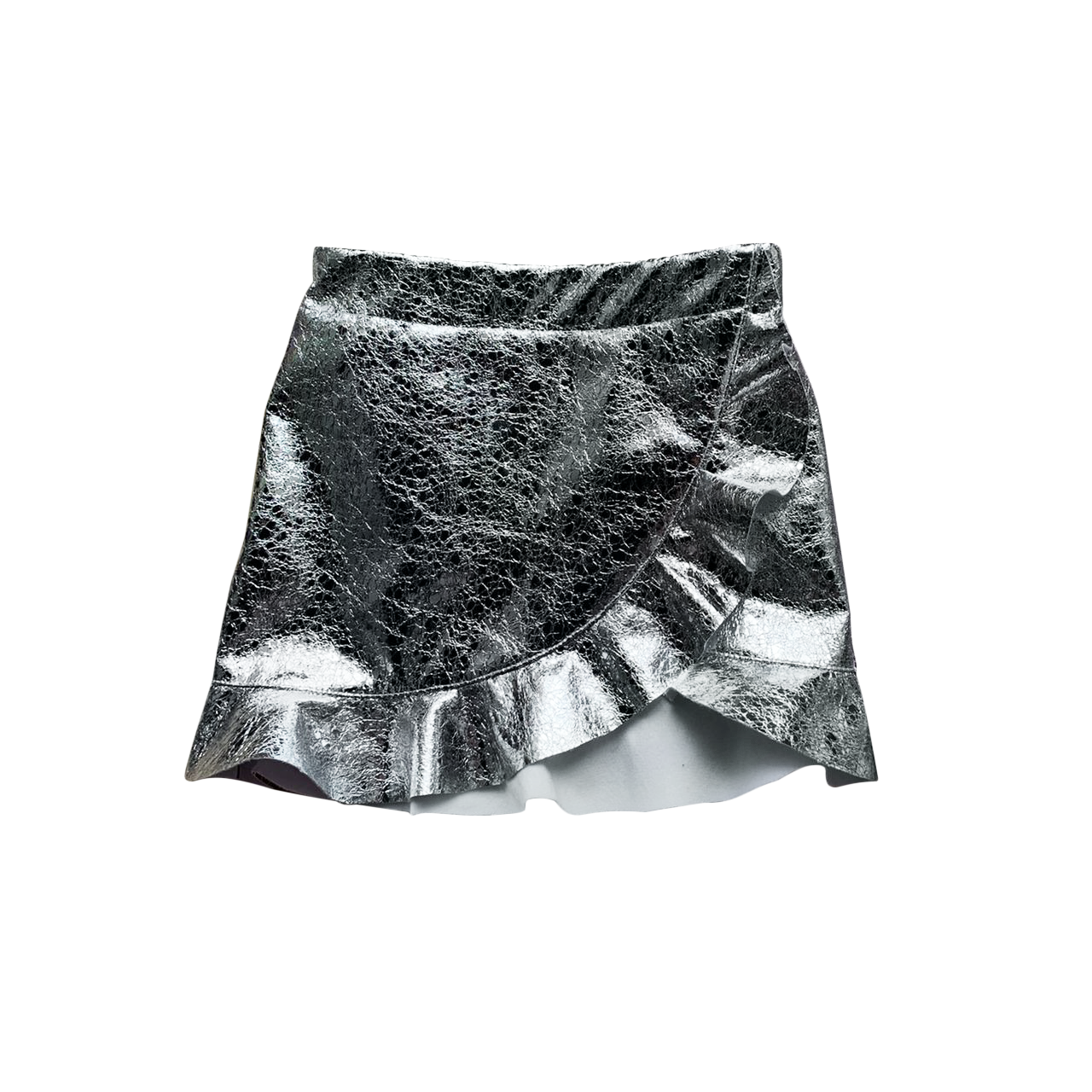 Silver Mini Skirt