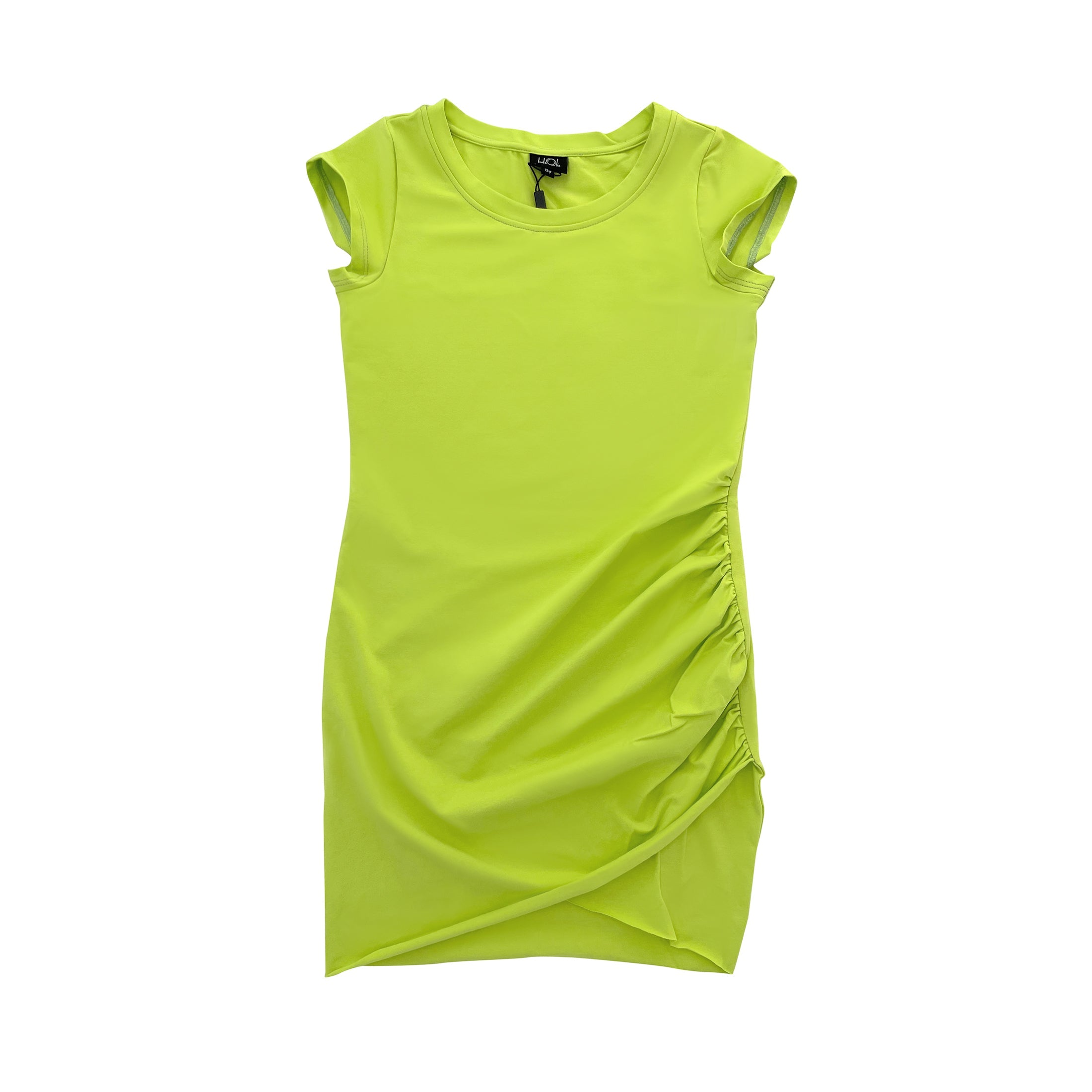 Neon Green Jersey Dress