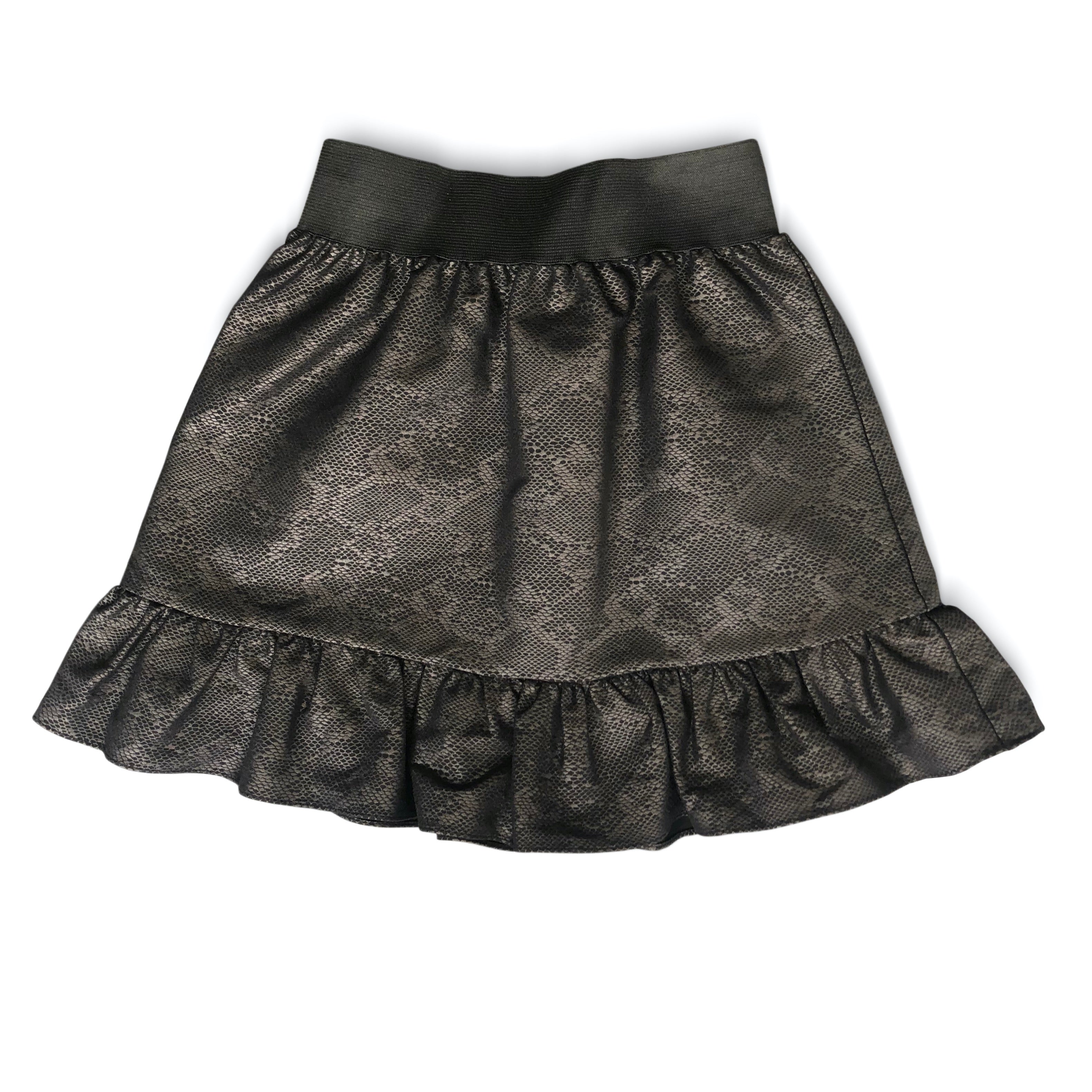 Black Python Skirt