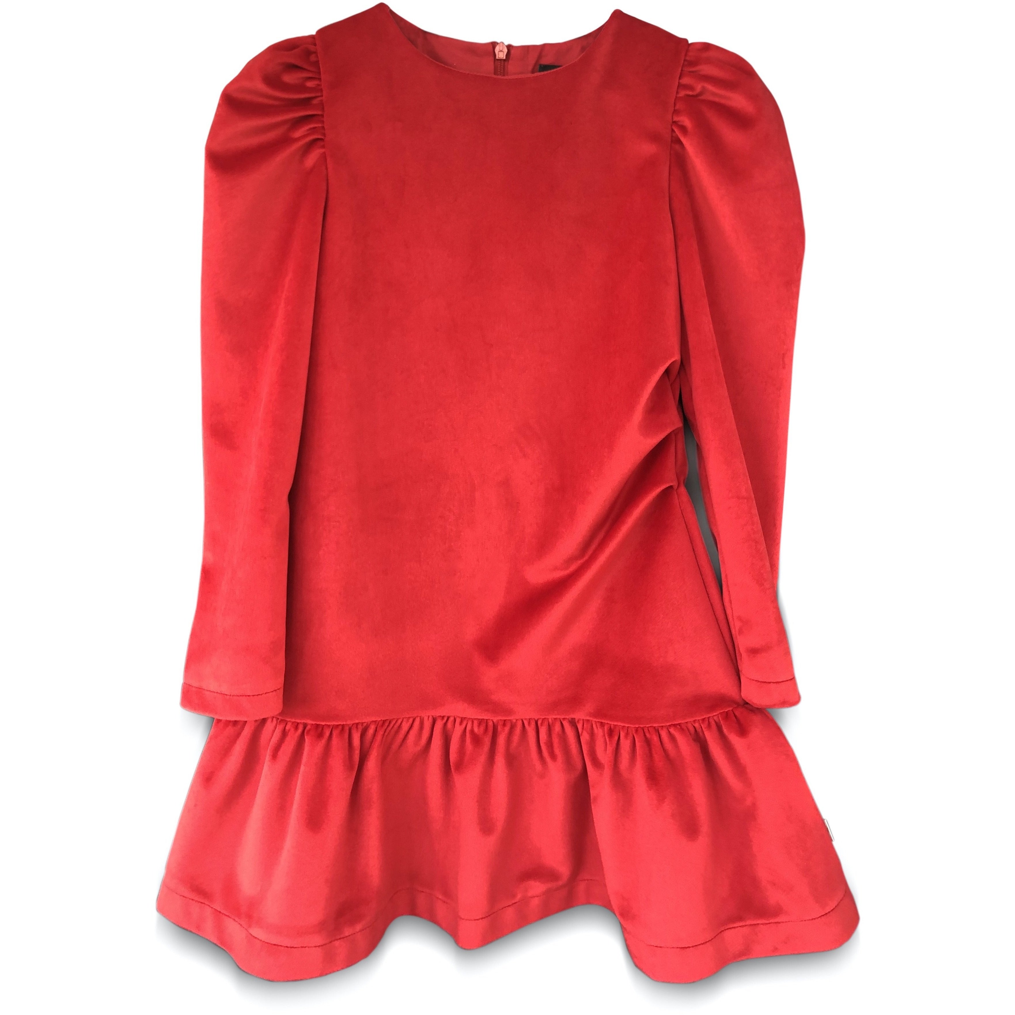 AW20/21 Ruby Red Velvet dress