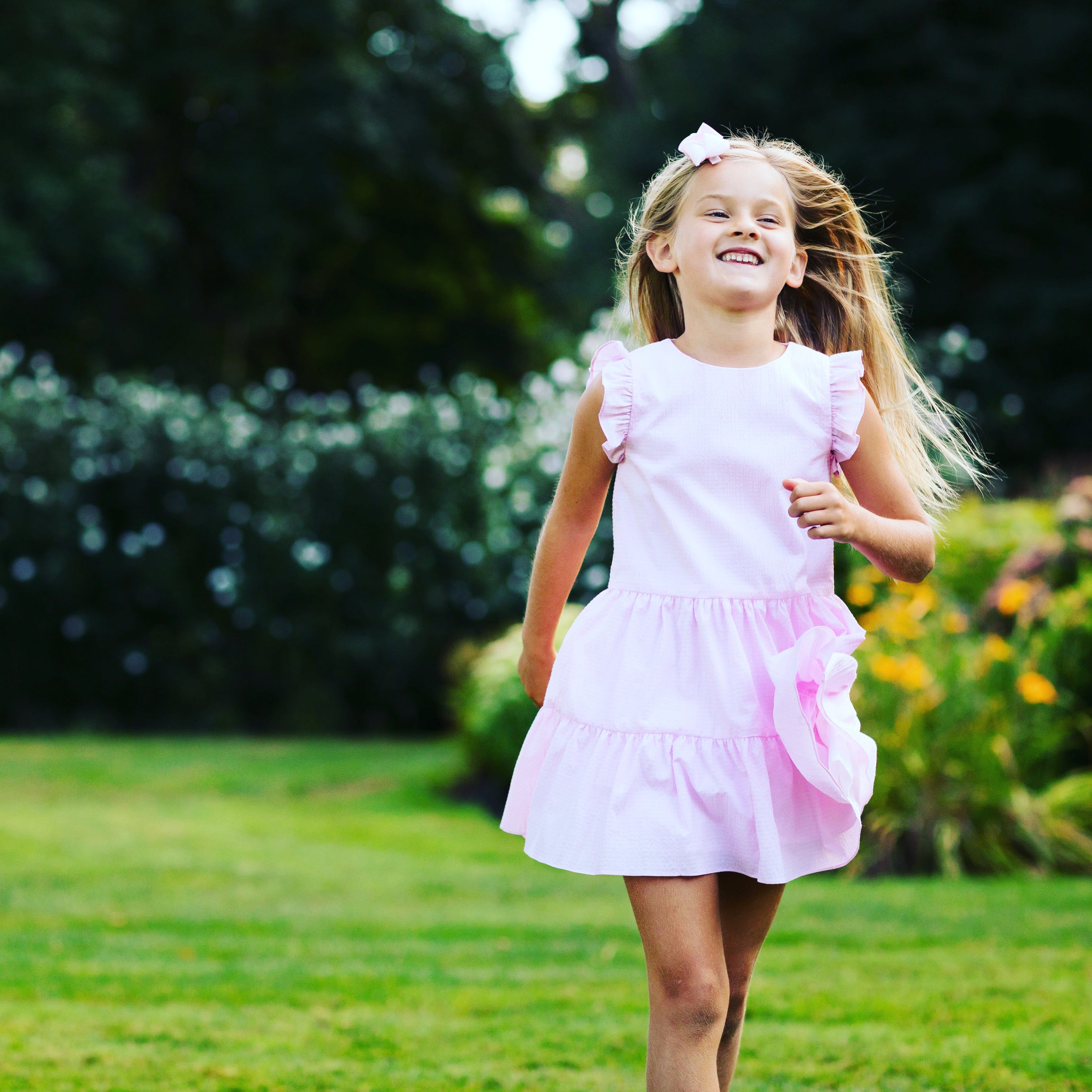 Pink Ruffle Dress